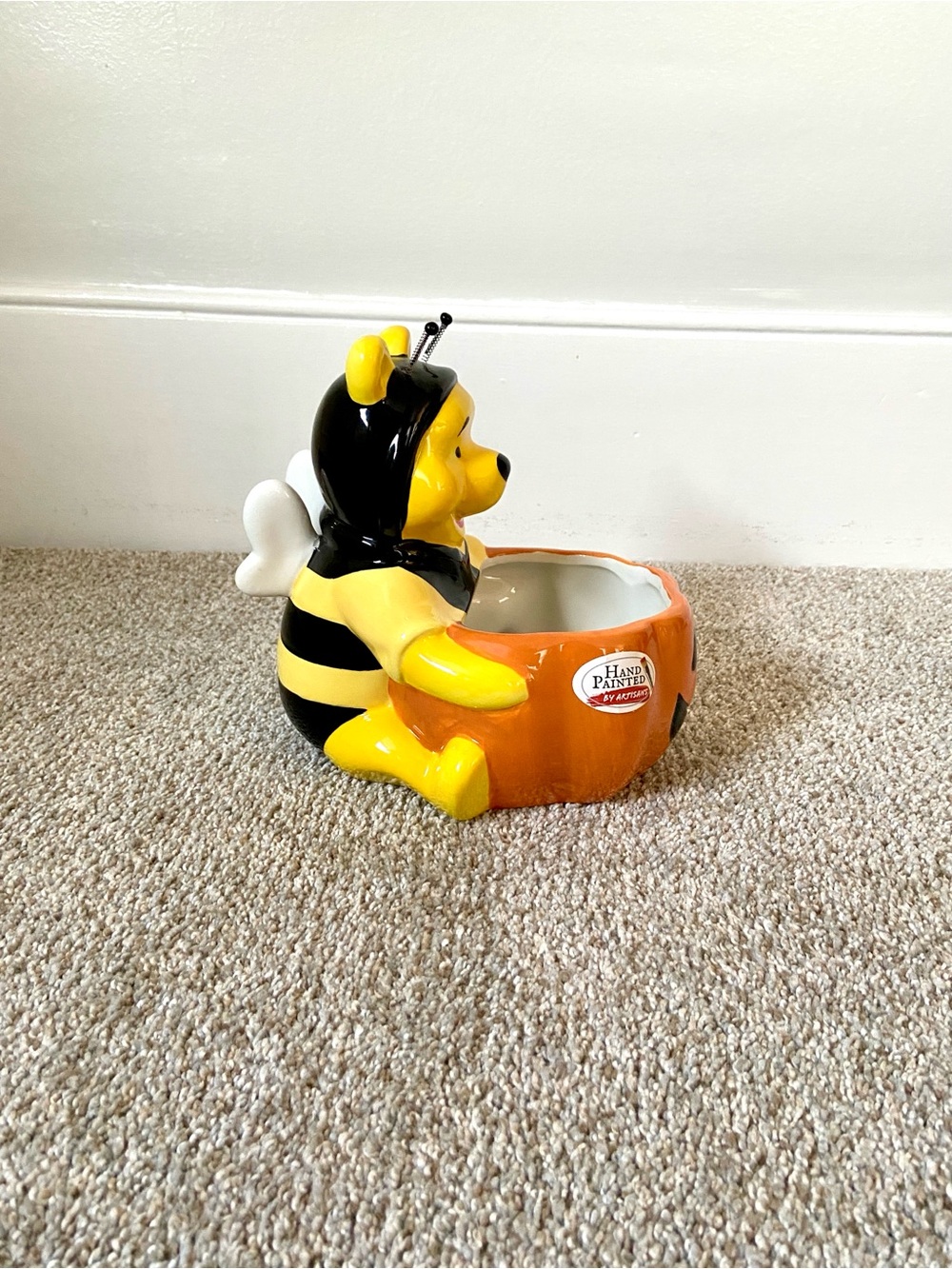 NWT Disney Winnie the Pooh Bumble Bee Halloween Candy Dish Bowl - Picture 6 of 15